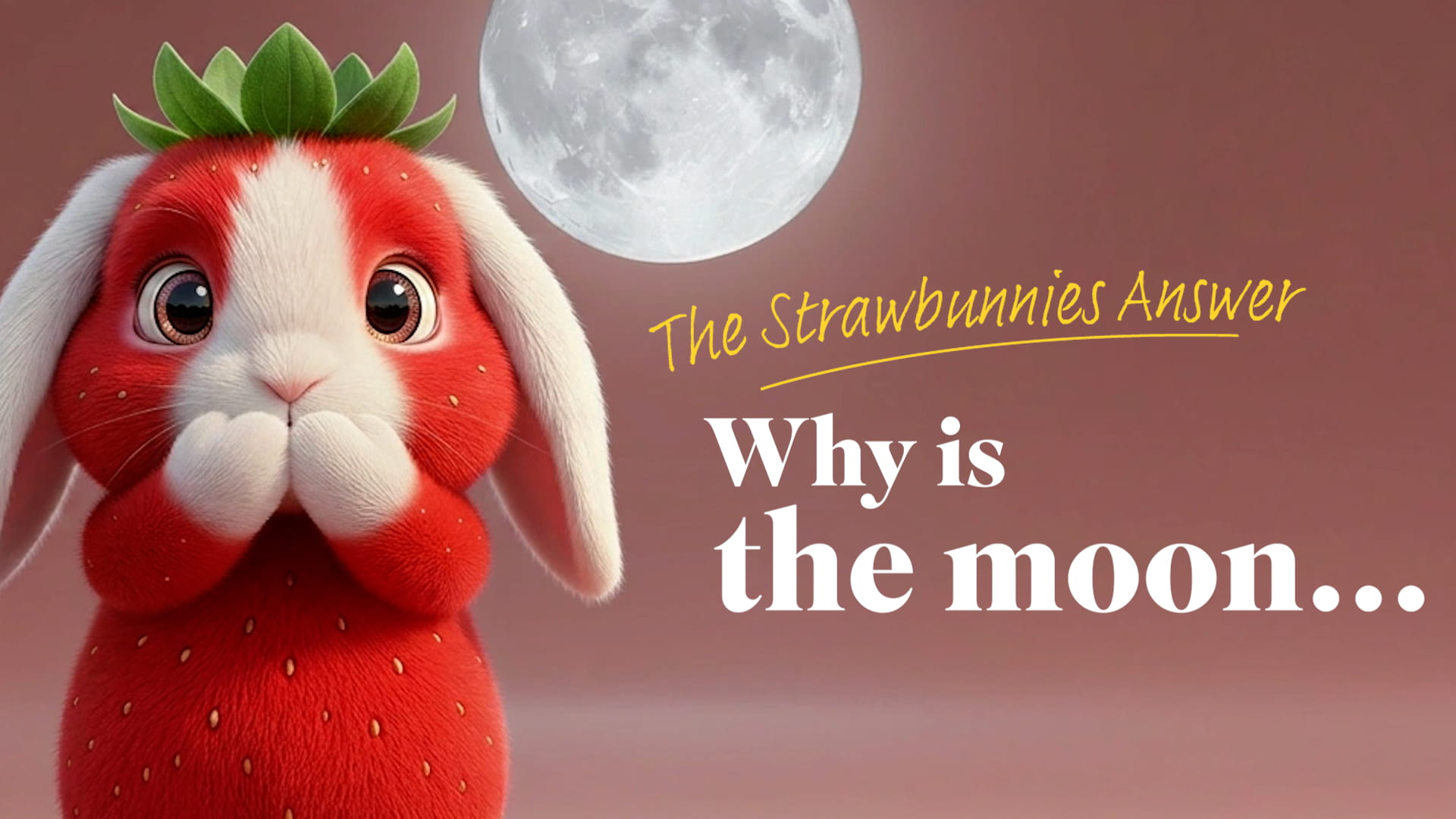 Why is the moon following us?